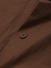 DAZY Women Front Button Long Sleeve Minimalistic Solid Color Casual Blouse